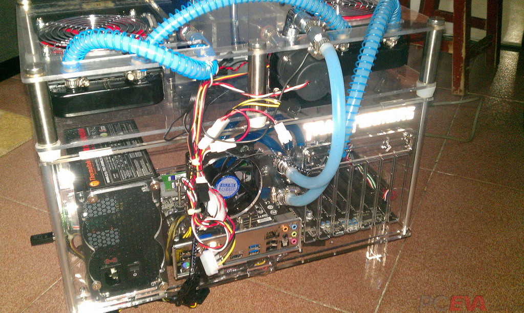 头脑发热加装透明水冷模块给爱机避暑后续上进化图
