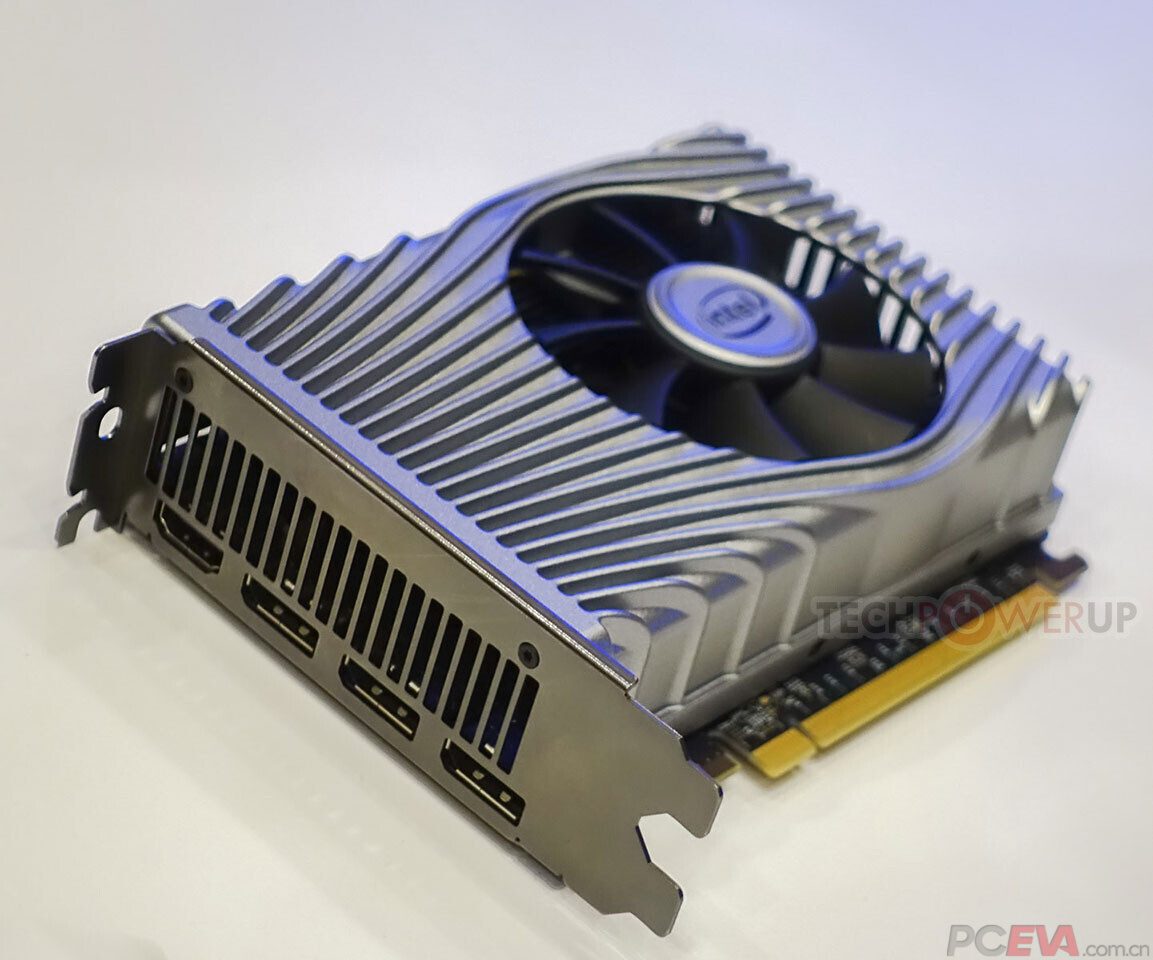 英特尔展出首张dg1独显