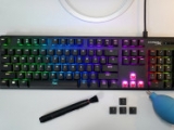 清洁键盘一拆才知道 HyperX起源RGB游戏机械键盘硬实力