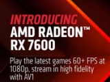 AMD推出为卓越的次世代1080p游戏而打造的AMD Radeon RX 7600显卡